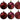 Baubles PVC: 10cm | Burgundy