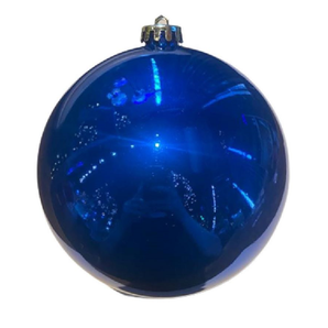 Bauble PVC: 15cm | Donkerblou 