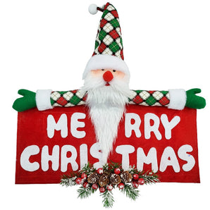 Banner: 43cm(H) x 50cm(L) | Santa Merry Christmas