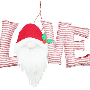 Word: 23cm(H) x 30cm(L) | Love with Santa face