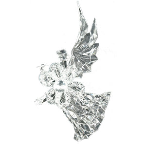 Acrylic Crystal: 12cm | Angel with beads