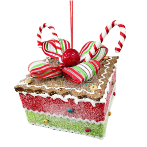 Gingerbread ornament: 13cm | Square cake