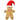 Gingerbread standing ornament: 50cm | Gingerbread man with hat