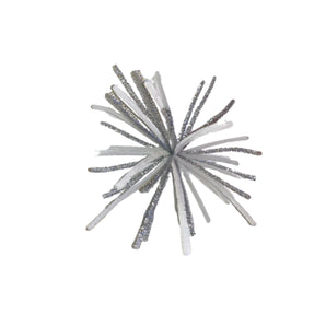 Pipe cleaners: 20cm(L) x 8mm(W) | Silver & White