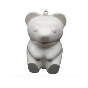 Bear: 10cm | White