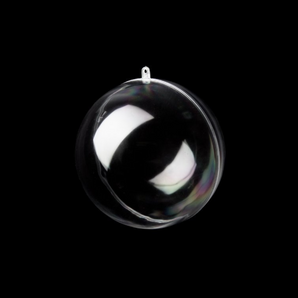 Bauble PVC: 14cm | Fillable bauble