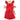 Tree topper: 34cm(H) x 18cm(W) | Angel | Red