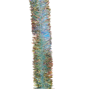 Tinsel garland: 2m(L) x 9cm(W) | Light Blue | Mother of Pearl