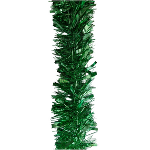 Tinsel garland: 2m(L) x 9cm(W) | Light Green