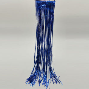 Tinsel rain: 50cm(L) x 20cm(W) | Blue