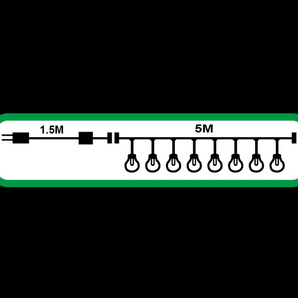 Bulb String: 5m Warm White