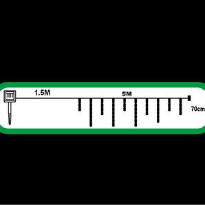 Icicle: Solar | 5m Pure Whie