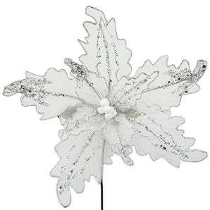 Pointsettia: 45cm | White