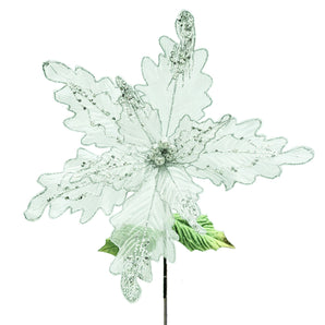 Poinsettia: 30cm | Silver