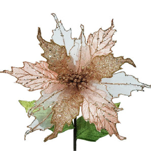 Poinsettia: 30cm | Rose Gold