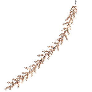 Rose Gold Berry Garland: 2m