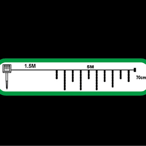 Icicle: Solar | 5m Warm White