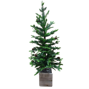 Small Christmas Tree: 90cm | With Pine cones