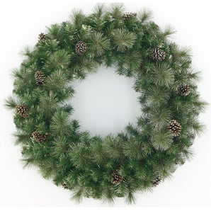 Golden Mountain Pine Wreath: 80cm