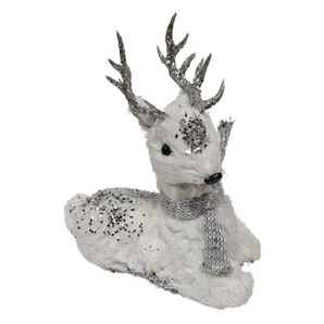 Reindeer: 23cm (L) x 10cm (W) x 25cm(H) | Baby laying