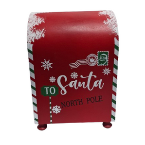 Post box: 20cm(L) x  20cm(W) x  28.5cm(H) | "Letters to Santa"