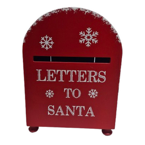 Post box: 20cm(L) x  20cm(W) x  28.5cm(H) | "Letters to Santa"