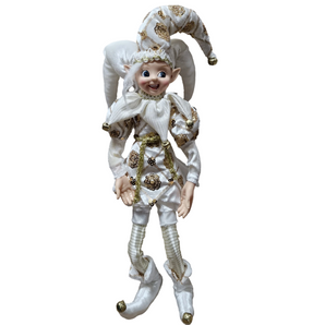 Elf: 58cm(H)  | White & Gold