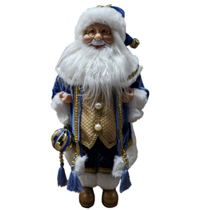 Santa: 45cm | Santa with bauble & tassel