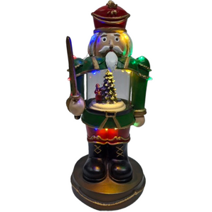 Village: 13.5cm(L) x 13.5cm(W) x 29cm(H) | Nutcracker with sword