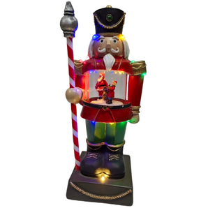 Village: 14.5cm(L) x 12.5cm(W) x 31cm(H) | Nutcracker standing guard