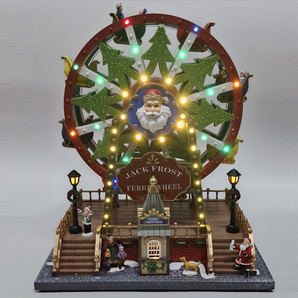 Village: 30cm(L) x 20.5cm(W) x 34cm (H) | Jack Frost Ferris wheel