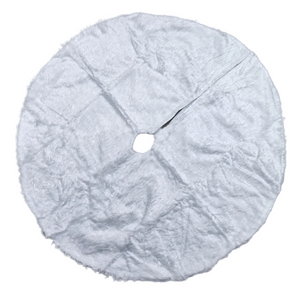 Tree Skirt: White fur | 120cm