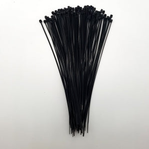 Cabel Ties: 260mm (L)  x 2.5mm (W) | Black