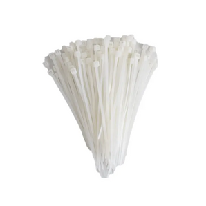 Cabel Ties: 100mm (L) x 2.5mm (W) | White