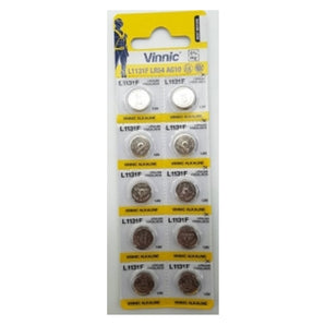 Batteries: Vinnic |  LR54 | 10 units