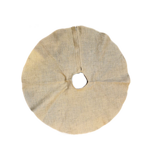 Tree Skirt: Hessian with Gold glitter | 90cm