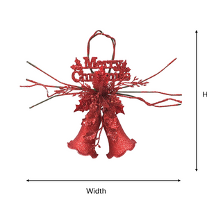 Klokke: 40cm(L) x 28cm(B) | Rooi 