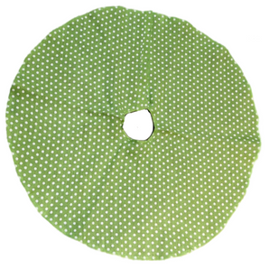 Tree Skirt: Green with White dots | 120cm