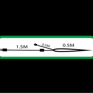 Icicle: Single Tube pick 50cm | Pure White