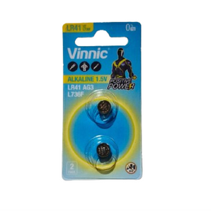 Batteries: Vinnic |  LR41 | 2 units