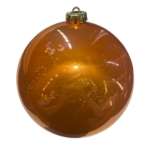 Bauble PVC: 15cm | Roos goud 