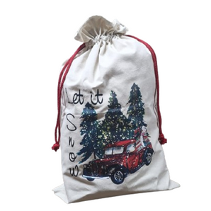 Hessian bag: Trees & Vintage truck