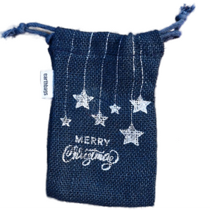 Jude bag: Hessian | Blue with stars