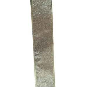 Lint: 2,7 m (L) x 6,3 cm (B | Goue glitter 