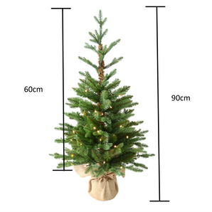 Small Christmas Tree: 90cm | With Warm White leds