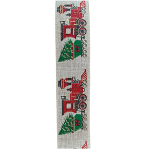 Ribbon: 2.7m (L) x 6.3cm (W) | Hessian Train